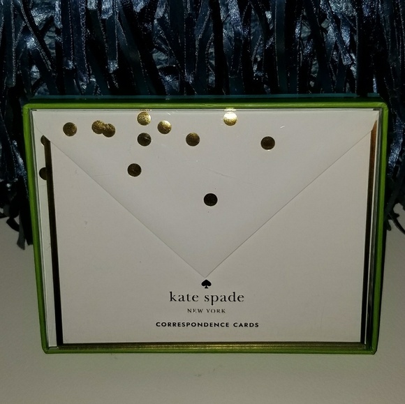 kate spade Other Kate Spade Confetti Correspondence Card Set Poshmark
